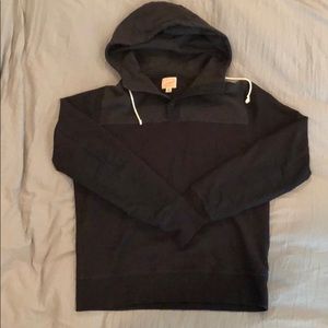 J Crew Henley style hoodie